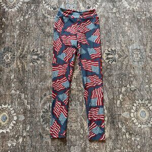 LulaRoe Patterned Leggings • size tween